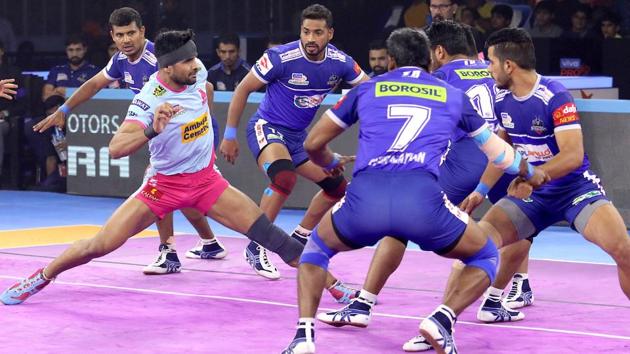 Jaipur Pink Panthers and Haryana Steelers played out a draw.(PKL)