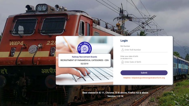 RRB Paramedical document verification schedule, e-call letter released (RRB) RRB Paramedical document verification schedule, e-call letter released (RRB)