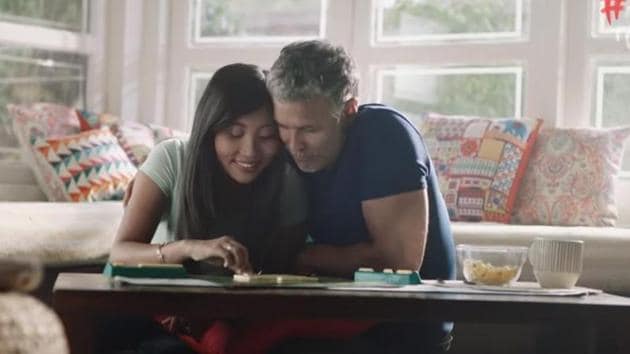 Milind Soman and his wife Ankita have teamed up for an advertisement.