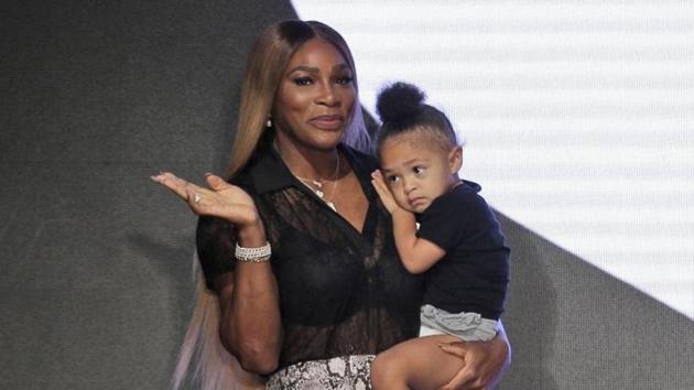 NYFW 2020: And as Serena made her traditional post-show bow, wearing a snakeskin miniskirt that she designed, she was carrying little Olympia, 2, in her arms.(AP/PTI)