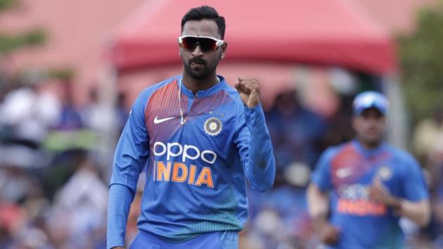 File image of India cricketer Krunal Pandya.(AP)