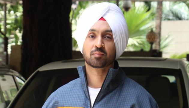 Diljit Dosanjh during the promotions of his upcoming film Arjun Patiala in Mumbai, on July 20, 2019.(IANS)