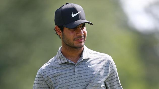 File image of Indian golfer Shubhankar Sharma.(AFP)