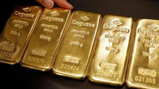 Gold prices are up about 18%, or over $200, since hitting year’s low of $1,265.85 in May.(Reuters photo)