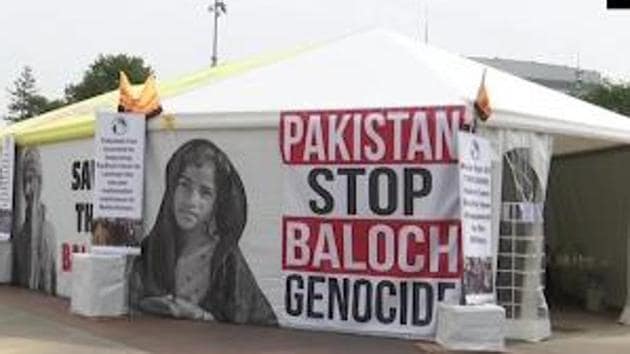 Baloch activist exposed Pakistan against its false narrative over Kashmir at the 42nd UN Human Rights Council (UNHRC).(ANI photo)