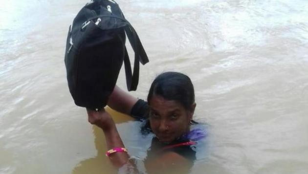 Though a good swimmer, Samal has been close to getting washed away on several occasions.(File photo) Though a good swimmer, Samal has been close to getting washed away on several occasions.(File photo)