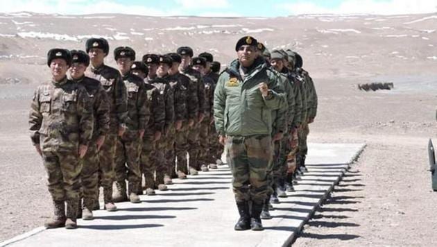 The stand-off started while the Indian Army was patrolling along the northern bank of the lake when the Chinese troops objected to their presence.(Photo: ANI) The stand-off started while the Indian Army was patrolling along the northern bank of the lake when the Chinese troops objected to their presence.(Photo: ANI)