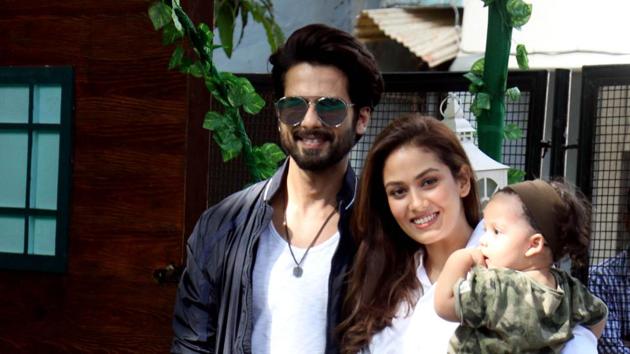 Shahid Kapoor On Arranged Marriage With Wife Mira Rajput Our Kids Are First Projects We Did Together Hindustan Times Mira, who was spotted during the day at the gym. arranged marriage with wife mira rajput