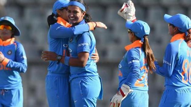 A file photo of the Indian women’s cricket team. (AFP) A file photo of the Indian women’s cricket team. (AFP)