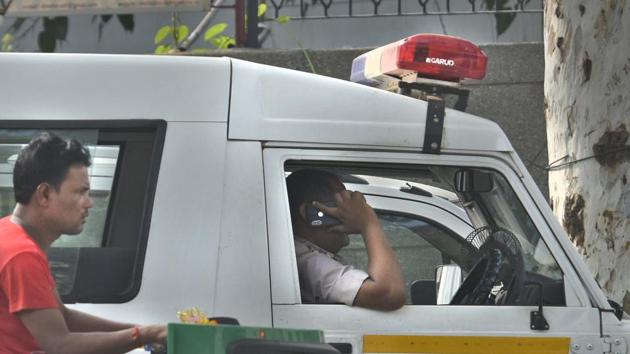 The 30-year-old man was arrested during the early hours on Wednesday from near Akshardham Temple (Sushil Kumar/HT PHOTO/Representative Image) The 30-year-old man was arrested during the early hours on Wednesday from near Akshardham Temple (Sushil Kumar/HT PHOTO/Representative Image)