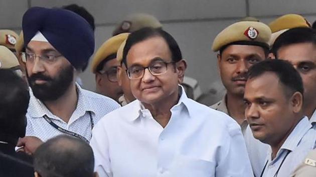 Former Finance Minister P. Chidambaram had alleged that the INX Media case is “political vendetta” and the investigation agency is “acting at the behest of the Centre”.(PTI photo)