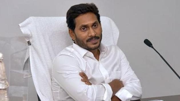 Andhra Pradesh chief minister YS Jagan Mohan Reddy in Vijayawada, June 3, 2019(PTI)