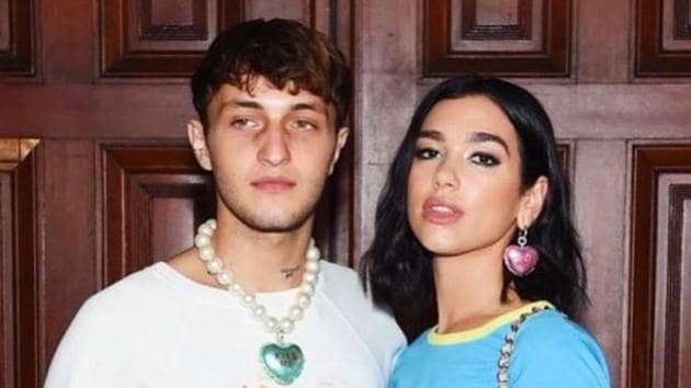Making their first official appearances as a couple at the New York Fashion Week, the singer and the model wore color-coordinated ensembles designed by Marc Jacobs.(Instagram/ Dua Lipa)