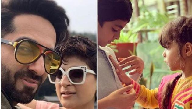 Ayushmann Khurrana and Tahira Kashyap have two children, Virajveer and Varushka.