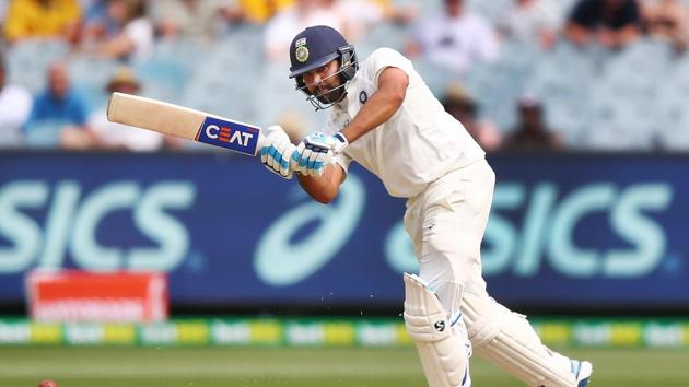 Rohit Sharma during the third Test match in the series between Australia and India at Melbourne Cricket Ground.(Getty Images)