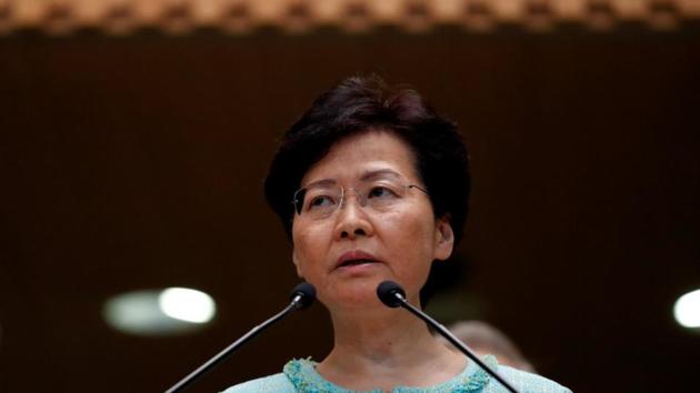 Hong Kong Chief Executive Carrie Lam vows to prioritise housing and jobs to appease pro-democracy protesters . (Reuters Photo) Hong Kong Chief Executive Carrie Lam vows to prioritise housing and jobs to appease pro-democracy protesters . (Reuters Photo)