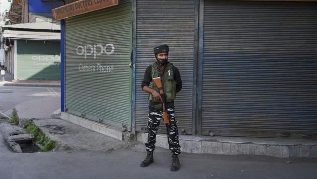 Curfew has been imposed in Kishtwar town of Jammu and Kashmir.(PTI Photo)