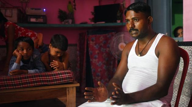 “First a woman claimed that the boy sitting between the two men on the motorbike seemed to be crying. Then some people asked the men to stop but they didn’t, which made them suspicious and one of them rode out and blocked their path, if they had stopped after the first call, perhaps they wouldn’t have been attacked,” Kumar, the village chief said. He is not so sure of that, however. (Amal KS / HT Photo) “First a woman claimed that the boy sitting between the two men on the motorbike seemed to be crying. Then some people asked the men to stop but they didn’t, which made them suspicious and one of them rode out and blocked their path, if they had stopped after the first call, perhaps they wouldn’t have been attacked,” Kumar, the village chief said. He is not so sure of that, however. (Amal KS / HT Photo)