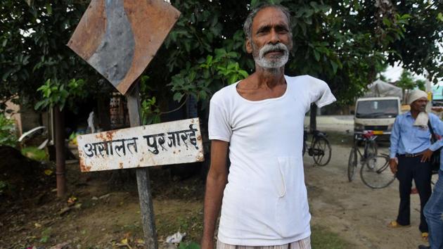 Satyendra Pal Singh, whose son is among those arrested for the attack. Eleven people have been arrested so far for their involvement in the lynching and charged under the National Security Act. “Additionally, non-bailable warrants have been issued against 19 people,” Yamuna Prasad, superintendent of police in Sambhal district said. “Across the region, 150 people have been arrested for spreading child-lifting rumours,” he added. (Amal KS / HT Photo) Satyendra Pal Singh, whose son is among those arrested for the attack. Eleven people have been arrested so far for their involvement in the lynching and charged under the National Security Act. “Additionally, non-bailable warrants have been issued against 19 people,” Yamuna Prasad, superintendent of police in Sambhal district said. “Across the region, 150 people have been arrested for spreading child-lifting rumours,” he added. (Amal KS / HT Photo)