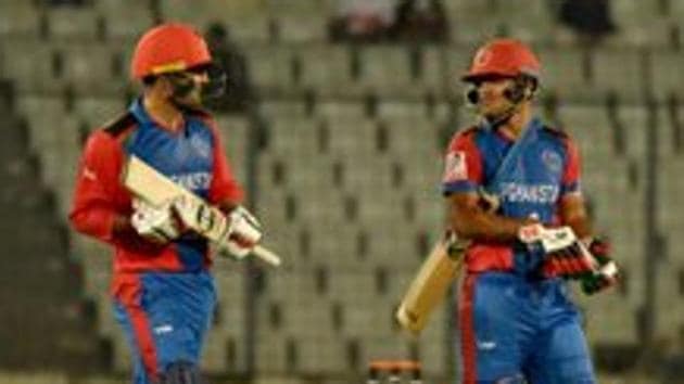 Najibullah Zadran smashed an unbeaten 69 off 30 balls.(Afghanistan Cricket/Twitter) Najibullah Zadran smashed an unbeaten 69 off 30 balls.(Afghanistan Cricket/Twitter)
