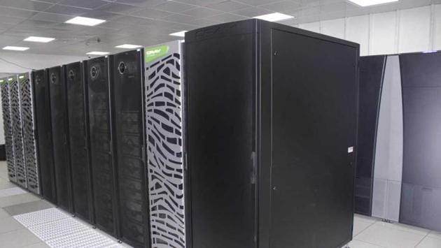 The supercomputer set to be inaugurated today at the Indian Institute of Science Education and Research (IISER), Pune is the third of the six supercomputers that will be installed in the top scientific institutions this year(Representative Image/HT File Photo)