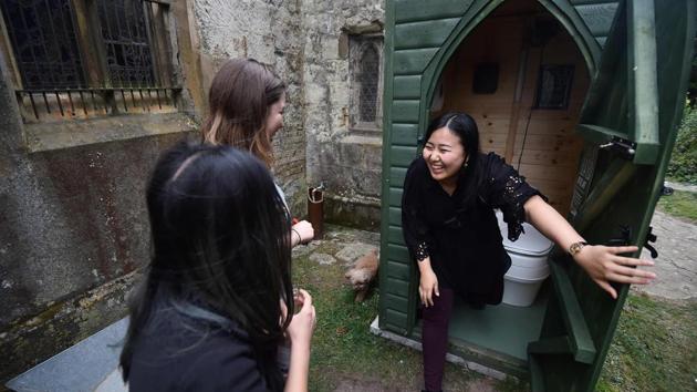 The charity, which launched champing in 2014, stresses that a church will “always be a place for contemplation, tranquility and peace”. But, it added that champing was “just the latest chapter” in an ongoing tradition of change. “We are sensitive to any community concerns or priorities and work with them before, during and after initiating champing on any site,” said Best. (Glyn Kirk / AFP)