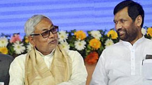 Ram Vilas Paswan’s LJP has backed Bihar chief minister Nitish Kumar as the NDA CM candidate in 2020 assembly polls.(PTI FIle Photo)