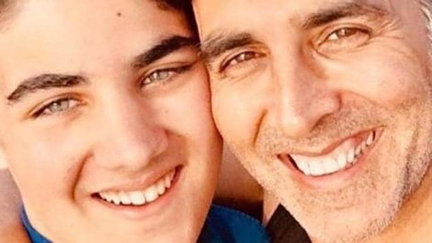 Akshay Kumar’s son Aarav turned 17 on Sunday.