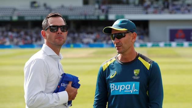 Australia head coach Justin Langer and Ricky Ponting. (Action Images via Reuters) Australia head coach Justin Langer and Ricky Ponting. (Action Images via Reuters)