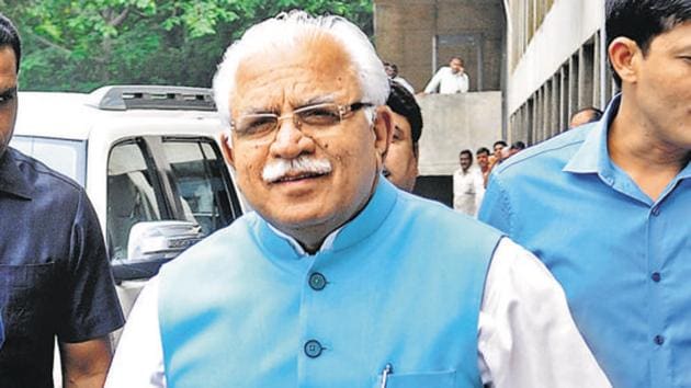 Haryana chief minister Manohar Lal Khattar on Sunday announced that National Register of Citizens (NRC) will be implemented in his state on the lines of Assam. (HT File Photo) Haryana chief minister Manohar Lal Khattar on Sunday announced that National Register of Citizens (NRC) will be implemented in his state on the lines of Assam. (HT File Photo)