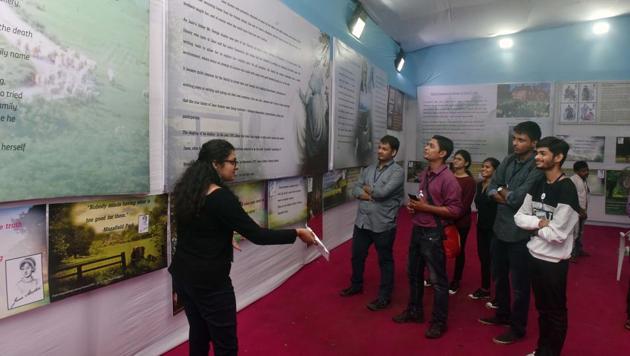 People visit Pune International Literary Festival (PILF) held at Yashwantrao Chavan Academy of Development Administration, Baner road in 2018. (HT/ PHOTO) People visit Pune International Literary Festival (PILF) held at Yashwantrao Chavan Academy of Development Administration, Baner road in 2018. (HT/ PHOTO)
