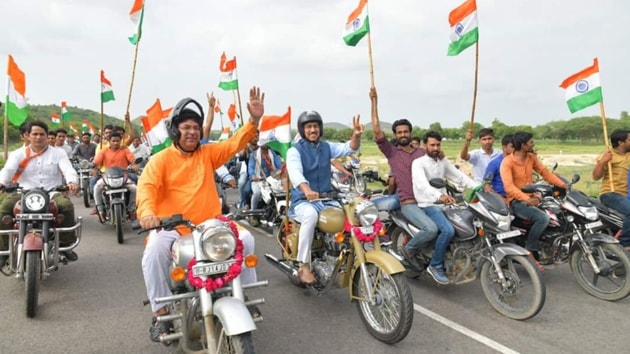 Poonia said that democracy is safe in India, and the nation, with its honour and self-respect, is shining bright on the world map. (Photo: SatishPooniaBJP/ Twitter) Poonia said that democracy is safe in India, and the nation, with its honour and self-respect, is shining bright on the world map. (Photo: SatishPooniaBJP/ Twitter)