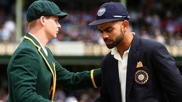 Virat Kohli (R) and Steve Smith.(Cricket Australia/Getty Images)