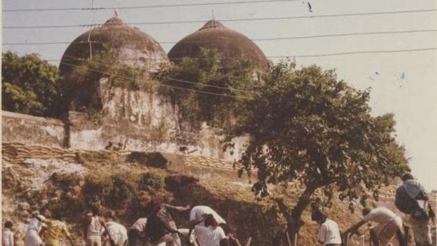 Mahant Dinendra Das, head of the Nirmohi Akhara, on Monday ruled out resumption of the mediation process to resolve ongoing title dispute in the Ram Janmabhoomi-Babri Masjid case in Supreme Court.(HT Photo)