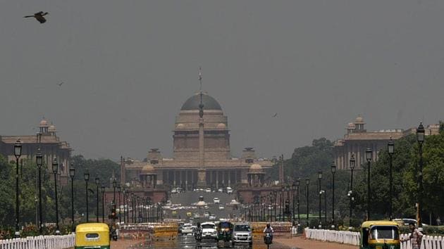 Flying of drones is banned in the capital.(Biplov Bhuyan/HT file photo)