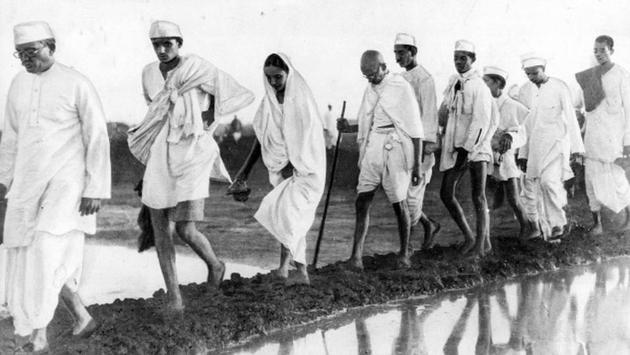 Photos: Retracing Mahatma Gandhi's footsteps in Dandi, Gujarat | Hindustan Times