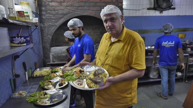 Soft-spoken Abdullah comes to the restaurant at 6 am daily to supervise the cooking and stays up till midnight. “For me, the authenticity of the food is very important. While 70% of my customers are medical tourists, the others are a mix of many nationalities, including a lot of Indians,” he says. (Burhaan Kinu / HT Photo)