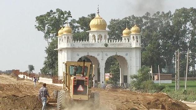 Pakistan on Monday announced that the Kartarpur corridor will be opened for Indian Sikh pilgrims on November 9.(HT Photo) Pakistan on Monday announced that the Kartarpur corridor will be opened for Indian Sikh pilgrims on November 9.(HT Photo)