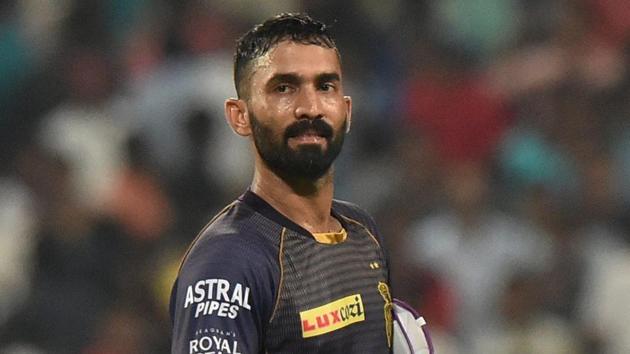 File photo of Kolkata Knight Riders captain Dinesh Karthik.(PTI) File photo of Kolkata Knight Riders captain Dinesh Karthik.(PTI)