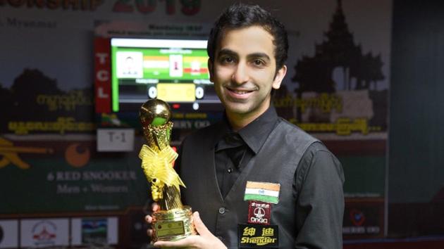 IBSF World Billiards Champion Pankaj Advani wins Record 22nd world title.(ANI)