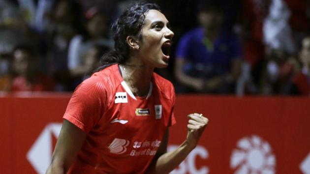 A file photo of PV Sindhu during the World Championships. (AP) A file photo of PV Sindhu during the World Championships. (AP)