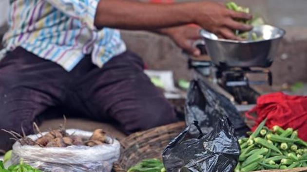 City traders have circulated messages to weed out plastic while some have asked stores to put up ‘bring your own bag’ boards. (HT FILE) City traders have circulated messages to weed out plastic while some have asked stores to put up ‘bring your own bag’ boards. (HT FILE)