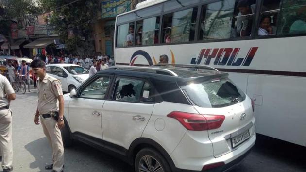On September 8, five men had reportedly intercepted Virender’s Hyundai Creta on Lampur Road in Outer Delhi’s Narela and sprayed 30-40 bullets at his car, while he was seated beside the driver. (HT FILE) On September 8, five men had reportedly intercepted Virender’s Hyundai Creta on Lampur Road in Outer Delhi’s Narela and sprayed 30-40 bullets at his car, while he was seated beside the driver. (HT FILE)