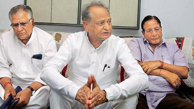 After surveying flood-hits areas along the Chambal river, Rajasthan CM Ashok Gehlot said people affected by floods in these areas will also get compensation for their loss. (HT Photo) After surveying flood-hits areas along the Chambal river, Rajasthan CM Ashok Gehlot said people affected by floods in these areas will also get compensation for their loss. (HT Photo)