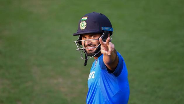 Rishabh Pant during a practice session ahead of their 2nd T20I match against South Africa. (PTI) Rishabh Pant during a practice session ahead of their 2nd T20I match against South Africa. (PTI)