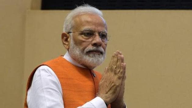 The BJP has tweeted a video wishing PM Modi on his 69th birthday on Tuesday, September 17, 2019.(Mohd Zakir/HT PHOTO)