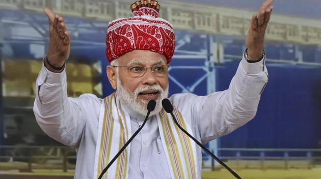 During the day, Prime Minister Modi will visit the site of Gujarat’s Sardar Sarovar Dam on the Narmada river whose water level has reached its highest mark for the first time to celebrate the feat and kick off Namami Narmade festival. (File photo: PTI) During the day, Prime Minister Modi will visit the site of Gujarat’s Sardar Sarovar Dam on the Narmada river whose water level has reached its highest mark for the first time to celebrate the feat and kick off Namami Narmade festival. (File photo: PTI)