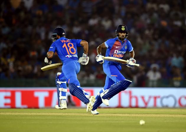 India's Shikhar Dhawan and Virat Kohli run between the wickets. (PTI) India's Shikhar Dhawan and Virat Kohli run between the wickets. (PTI)