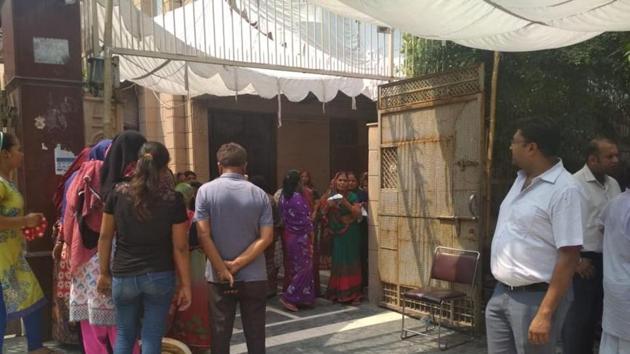 Friends and relatives at Rahul Gupta’s (right top) house in East Jyoti Nagar in northeast Delhi. (sourced) Friends and relatives at Rahul Gupta’s (right top) house in East Jyoti Nagar in northeast Delhi. (sourced)