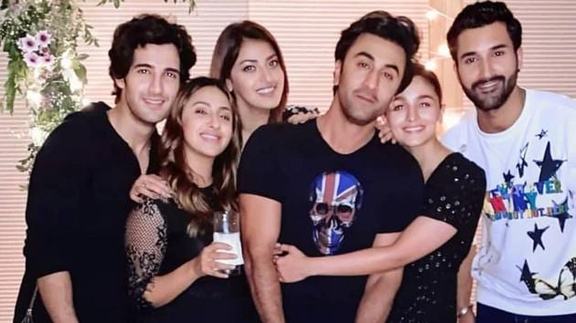 Alia Bhatt and Ranbir Kapoor at her friend Akansha Ranjan’s party.